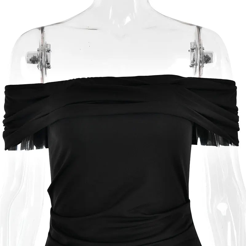 שמלת מקסי כתפיים חשופות - ג'ודי