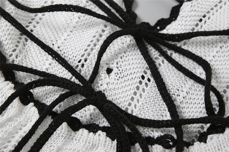 שמלת מקסי חוף סרוגה - Alyssa