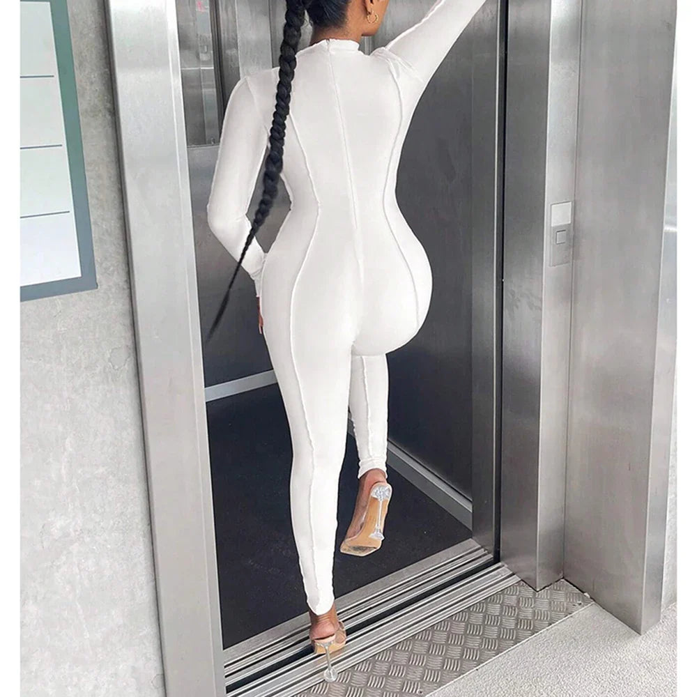 חליפת חלק אחד בד מחטב - Nicole