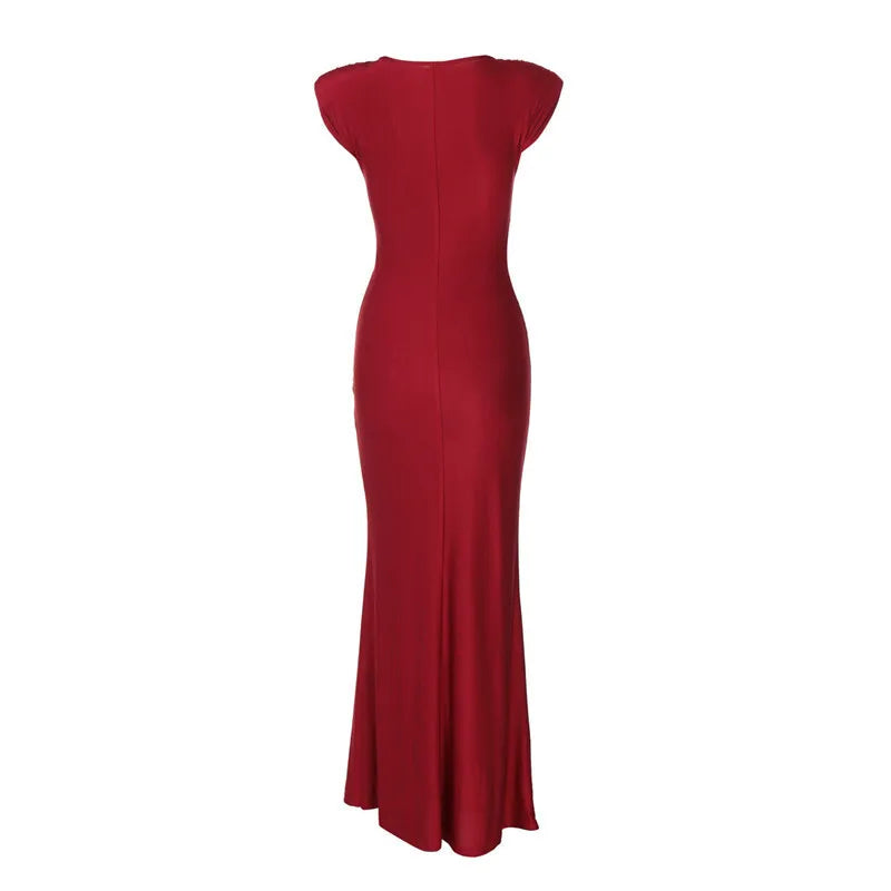 שמלת מקסי כיווצים - ורונה