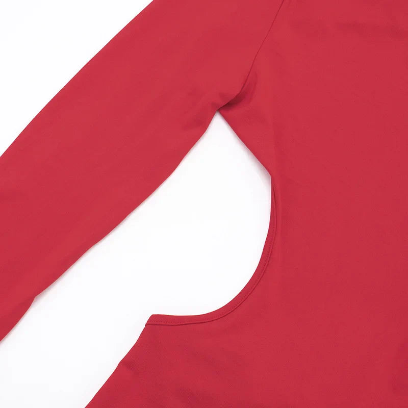 Open back mini dress with bow tie design - ORIN