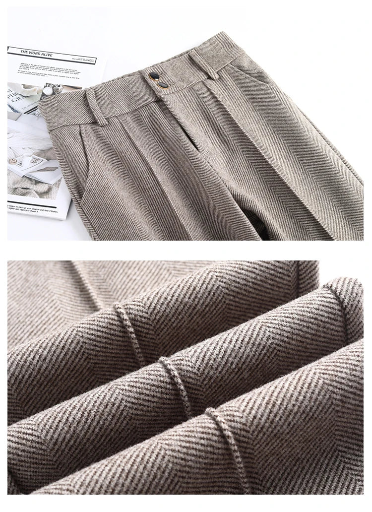 Tailored pedal-cut pants