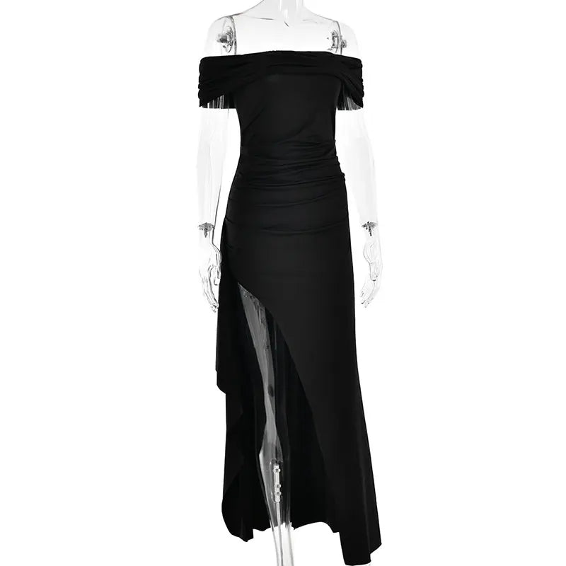 שמלת מקסי כתפיים חשופות - ג'ודי