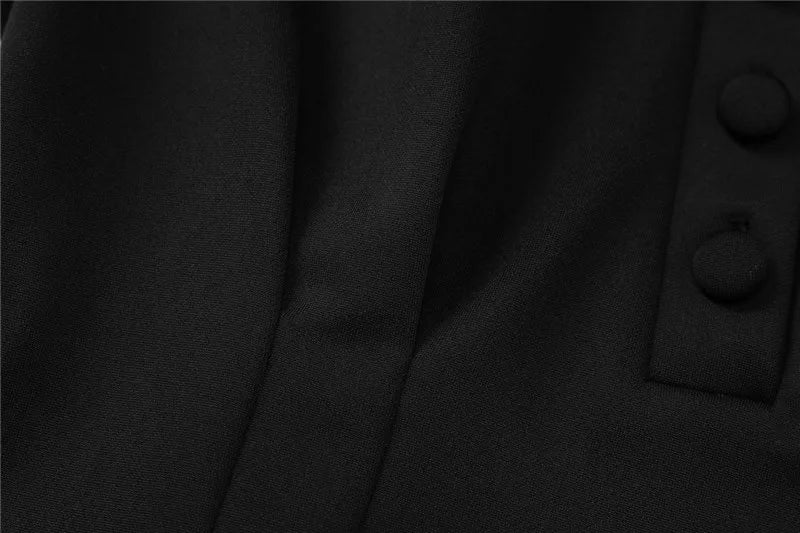 שמלת מיני מחויטת צווארון פולו - PATRISIA