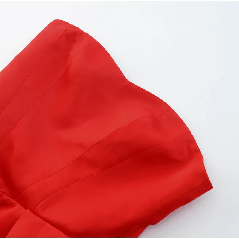 שמלת מיני סאטן אלגנטית בעיצוב יוקרתי - אלינה