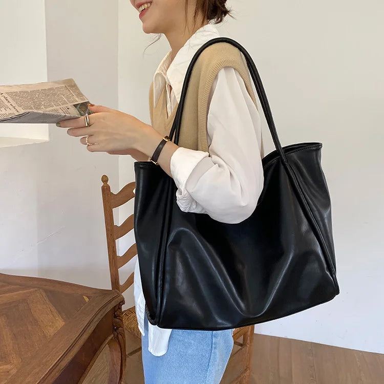 Faux leather crossbody bag