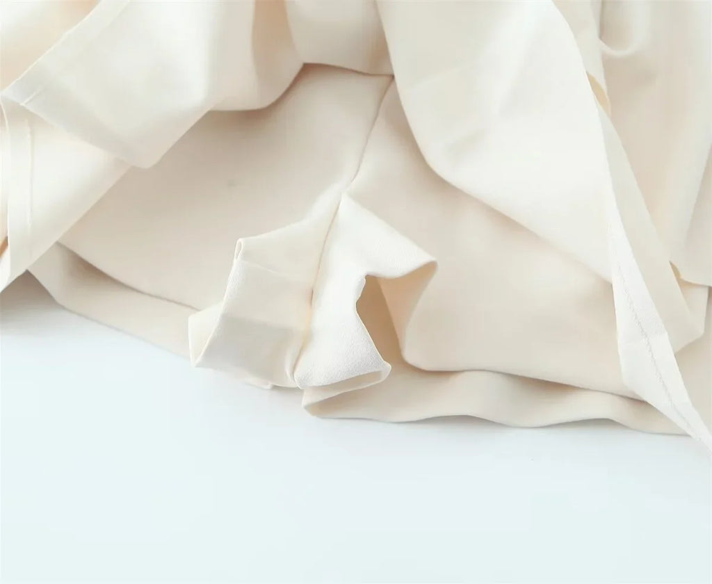 שמלת מיני מחויטת בשילוב חגורה תואמת  - סרינה