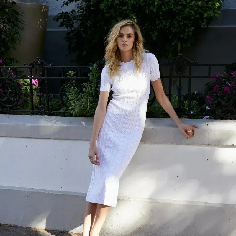 שמלת מידי סרוגה - טולה