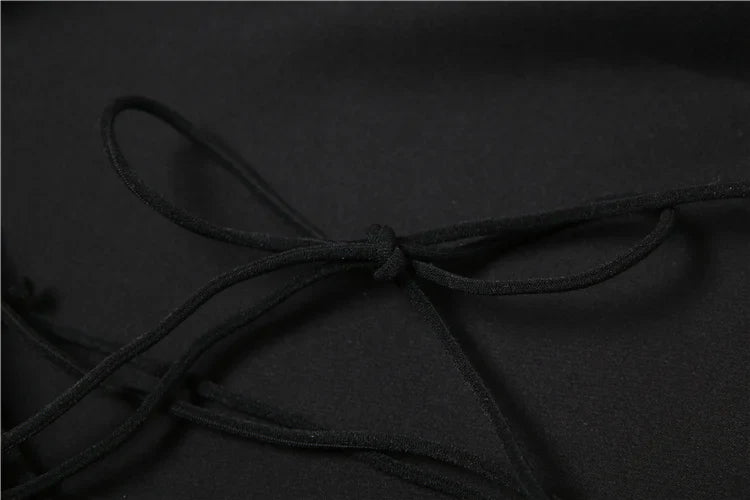 שמלת מקסי סאטן קולר גב פתוח - Aliya