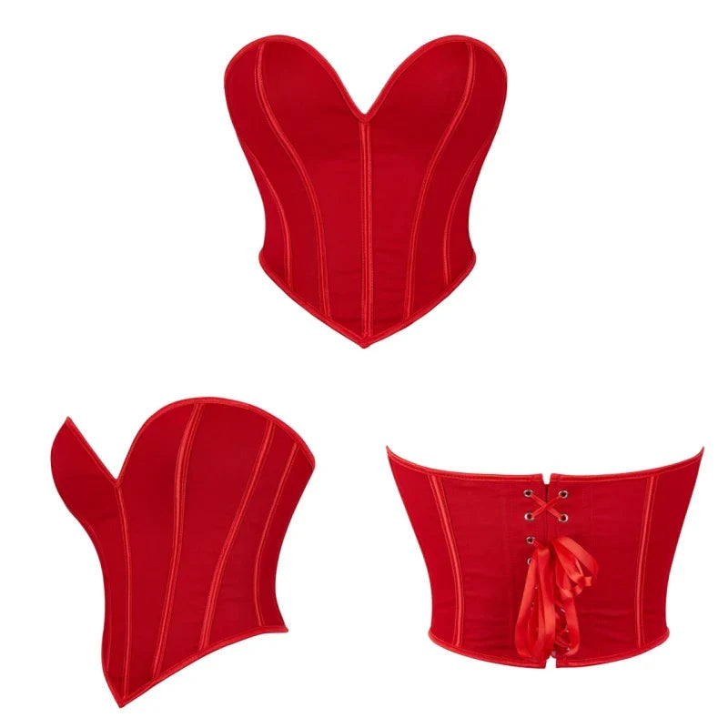 מחוך סטרפלס מחשוף לב - Meredith