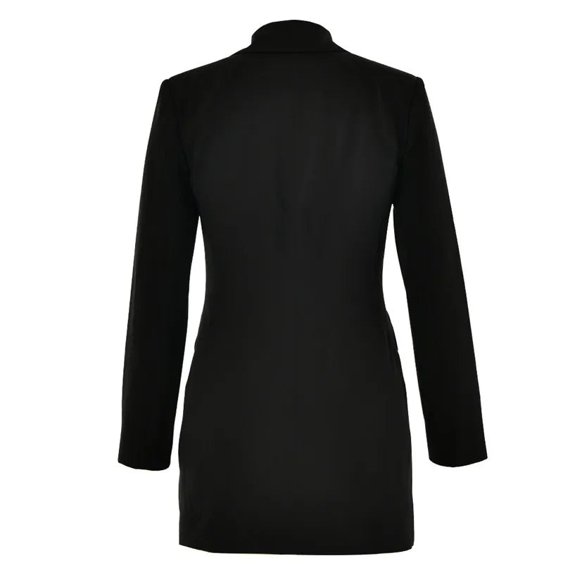 שמלת מיני בלייזר בעיטור זרקונים - DANI