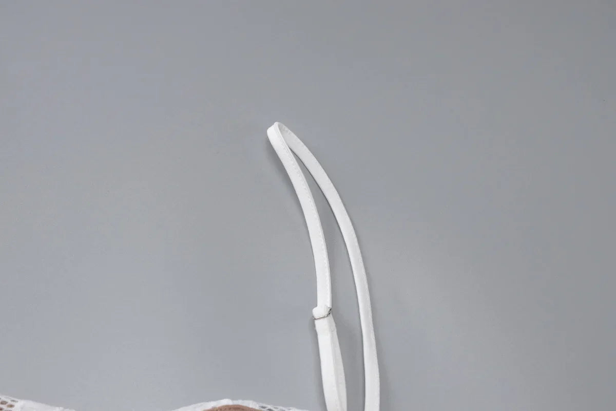 שמלת מקסי תחרה בעיטור רקמת פרחים - אמאדה