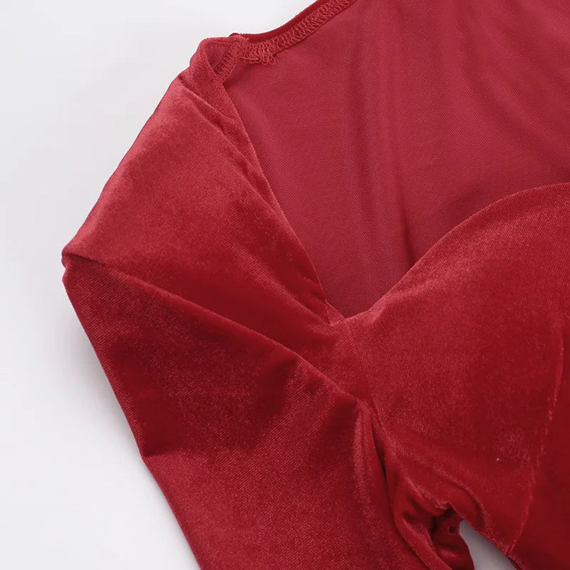 שמלת מיני קטיפה - לוליתה