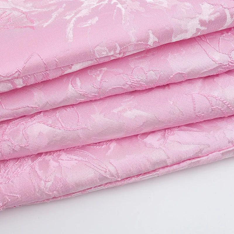 שמלת מיני בגזרת A קשירה בצוואר בעיצוב רקמת איורי פרחים בעיטור פפיונים - קרולינה