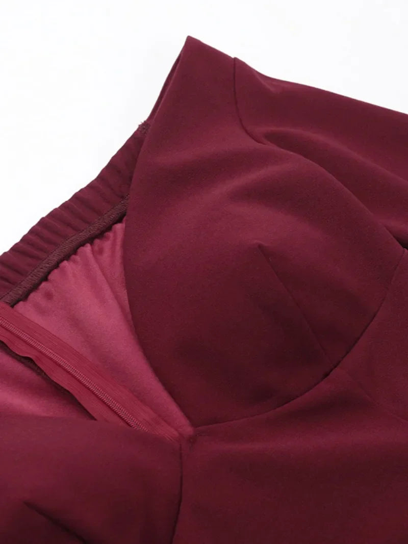 שמלת מיני בגזרת A כתפיים חשופות - Bailey