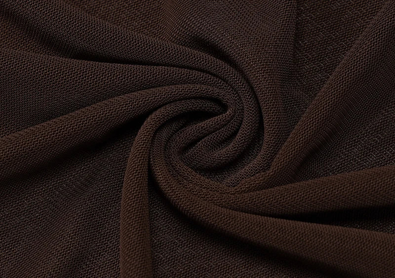 שמלת מקסי סטרפלס בעיטור שיפון - סיסיליה