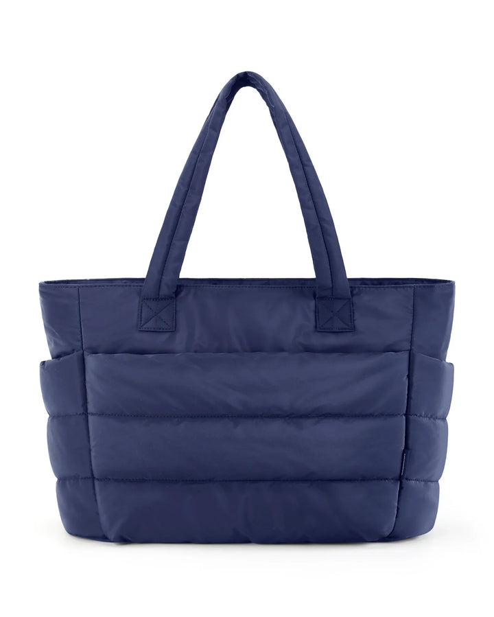 Padded carrying bag with large storage compartment
