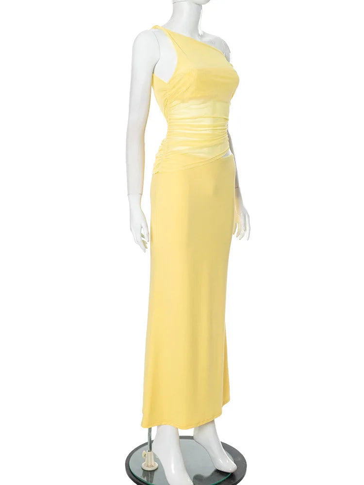 שמלת מקסי בעיצוב רשת - סאני