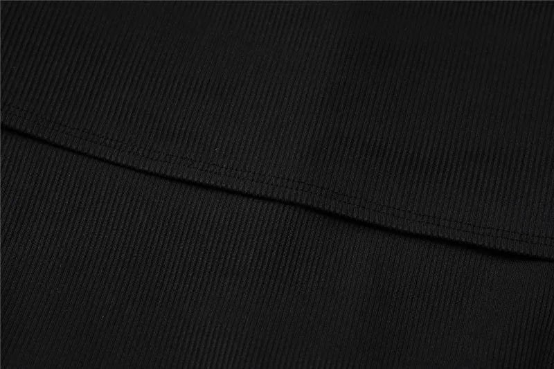 חליפת חלק אחד סרוגה כתפיים חשופות - מיי