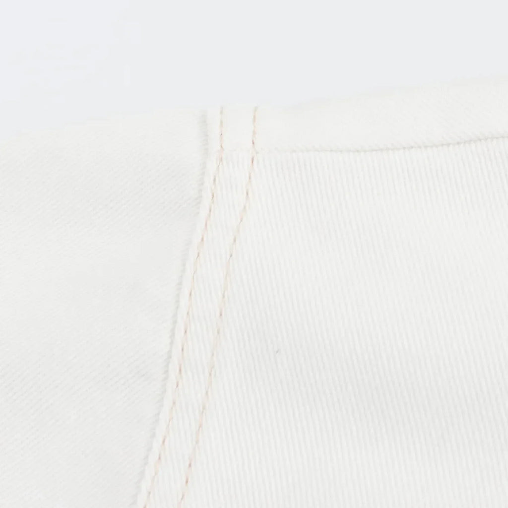 חליפת דנים שני חלקים לבנה מכנס חצאית ובלייזר מכופתר צווארון פולו  -  ג'נסיס