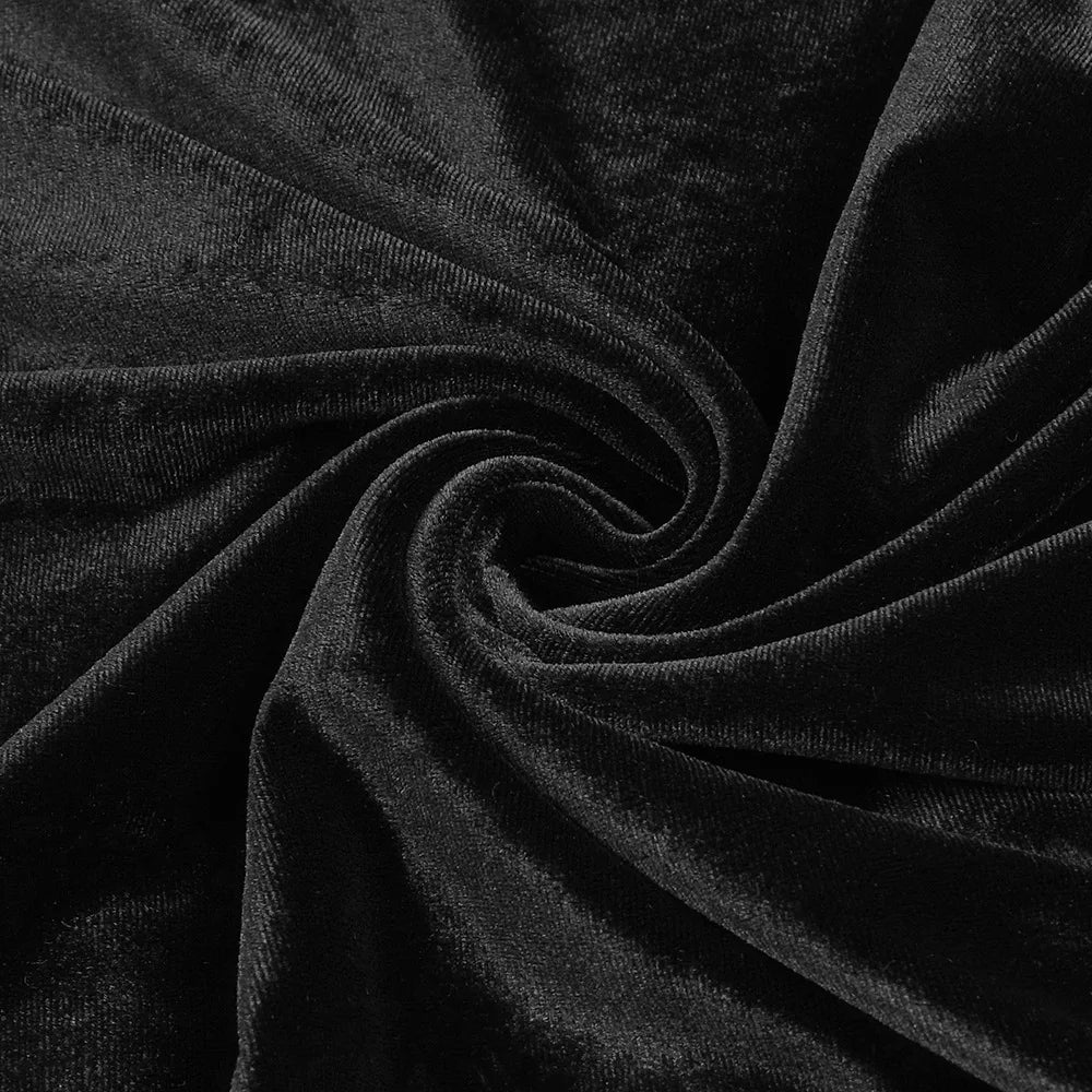 שמלת מקסי קטיפה בעיצוב רשת - ג'ואן