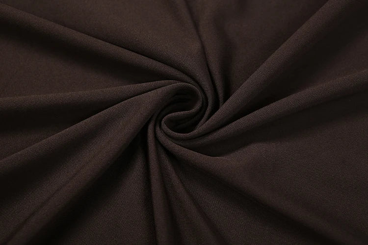 Open-back collar maxi dress with pleats and slit design - Bianca