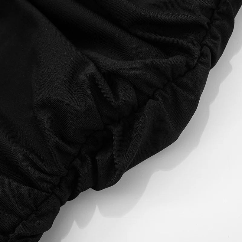 שמלת מיני תחרה בעיטור שובל קשירה - קארין