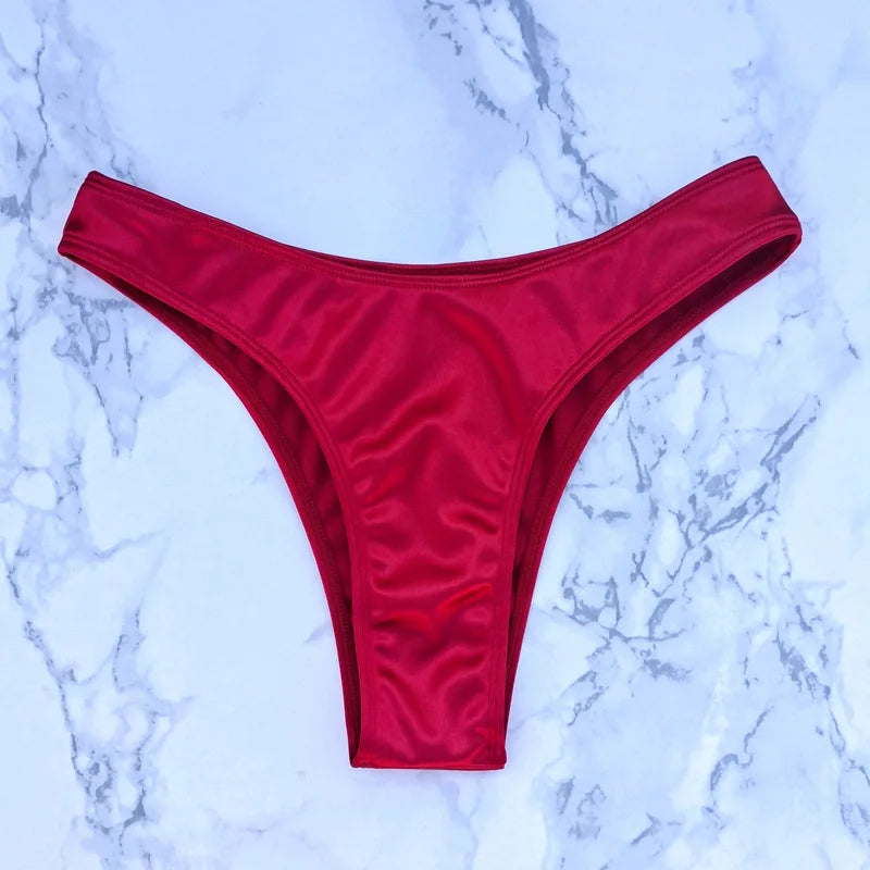 בגד ים סטרפלס גזרה גבוהה - ARIEL