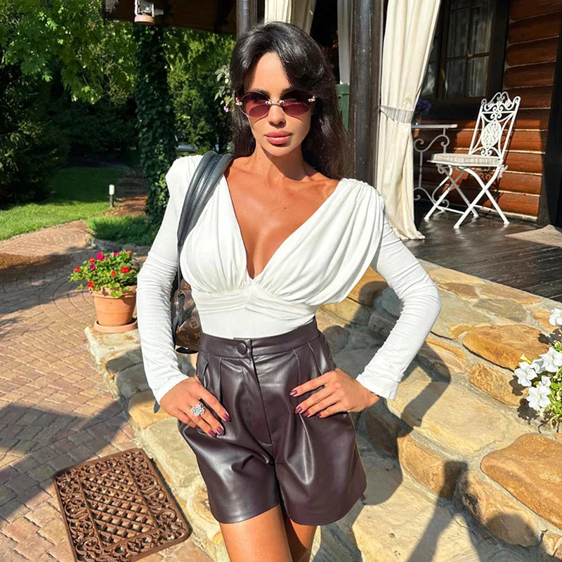 חולצת בגד גוף אלגנטית - נינט