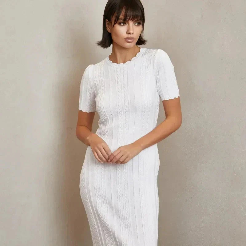 שמלת מידי סרוגה - טולה