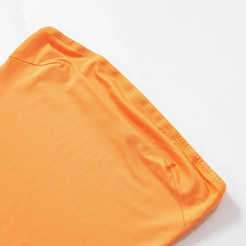 שמלת מקסי סטרפלס צמודה בגזרת בת ים - ילין