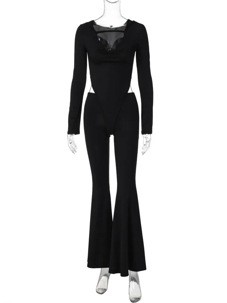 אוברול מכנסי פדלפון בעיטור כובע STREET STYLE - רוקסן