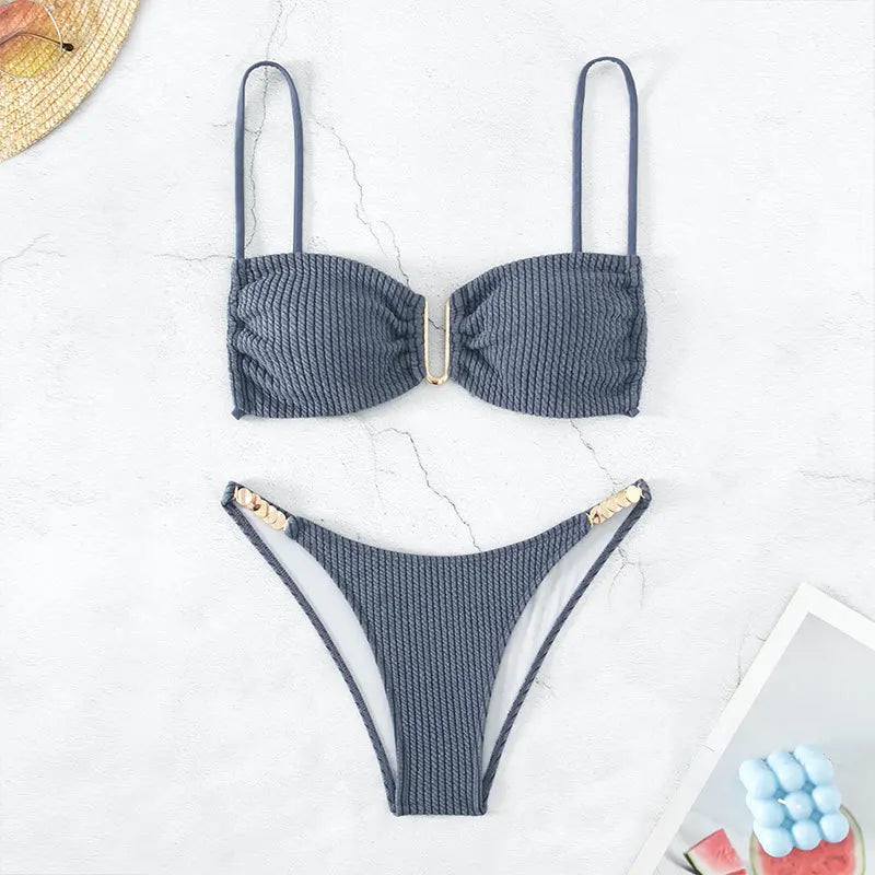 ביקיני בעיטור אבזם זהב - מורין