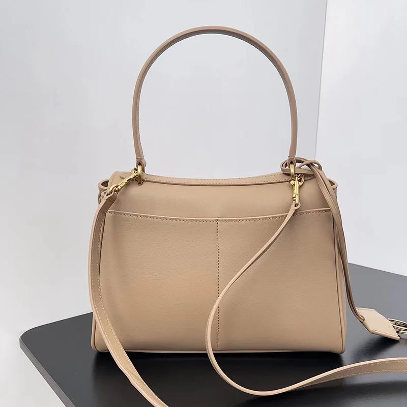 Luxury handmade leather bag - cowhide leather