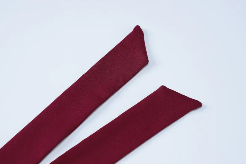 שמלת מקסי אלגנטית קשירה בצוואר גב פתוח - הלאני