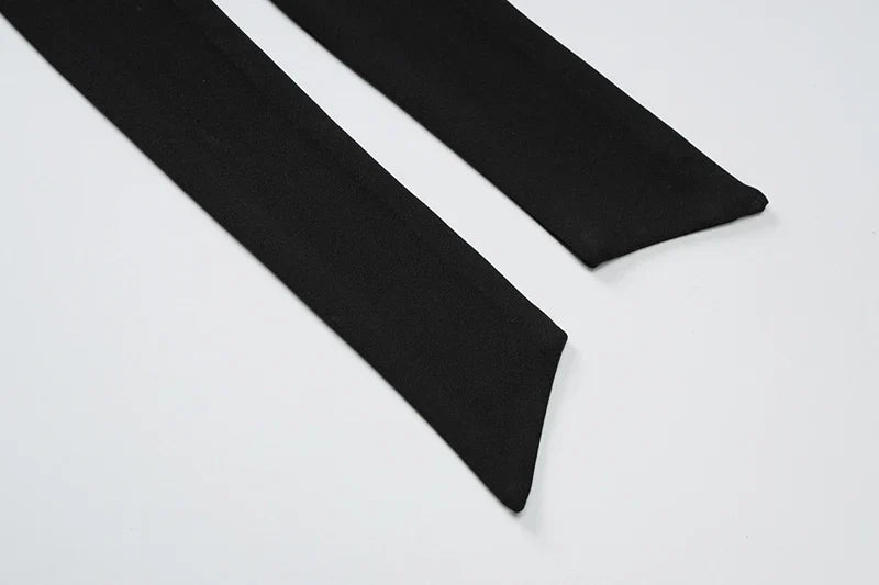 שמלת מקסי כיווצים גב פתוח קשירה בצוואר - לימה