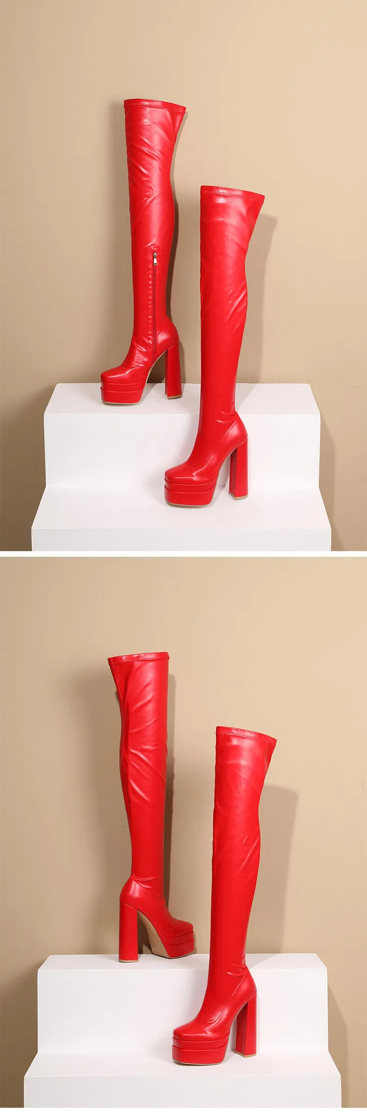 מגפי עקב גבוהים - סינדי