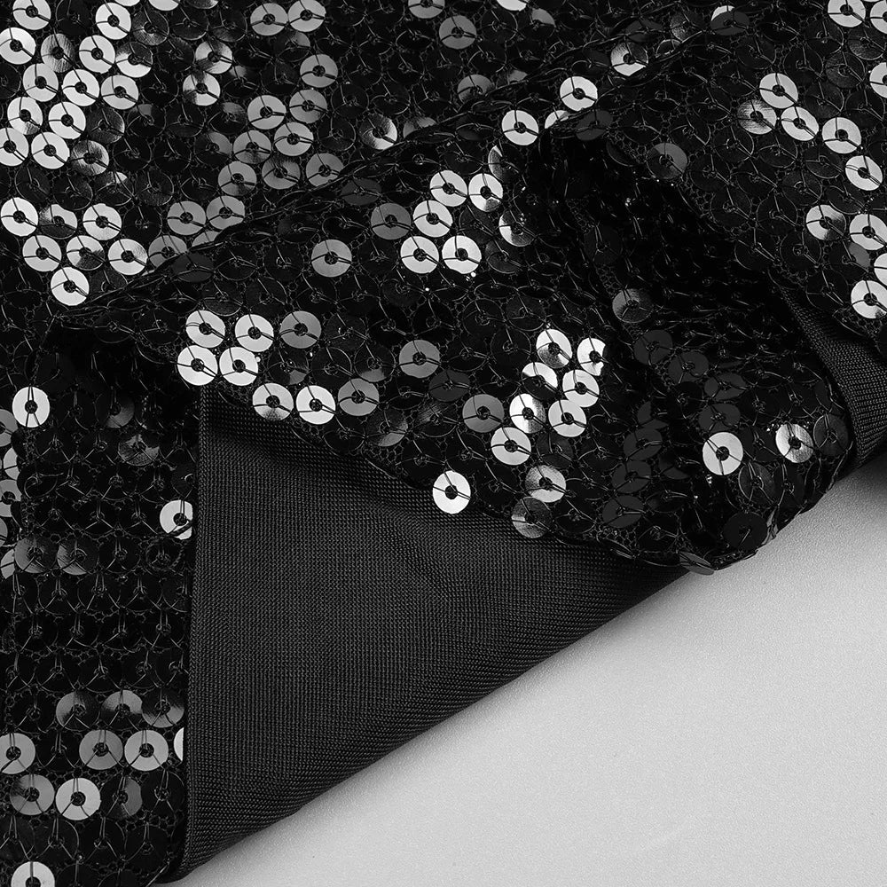 שמלת מקסי פייטים בעיצוב קרוס וגב פתוח - Blake