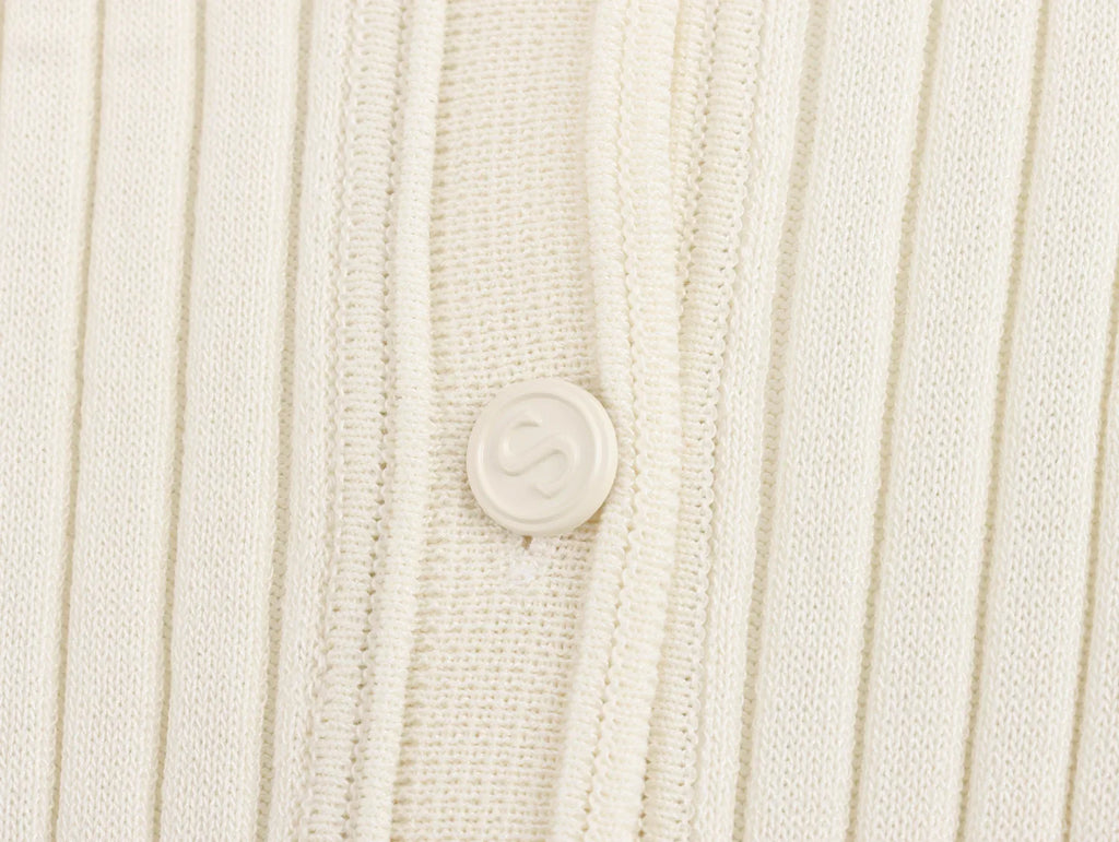 שמלת מידי סרוגה בעיצוב וינטג' צרפתי - מימי