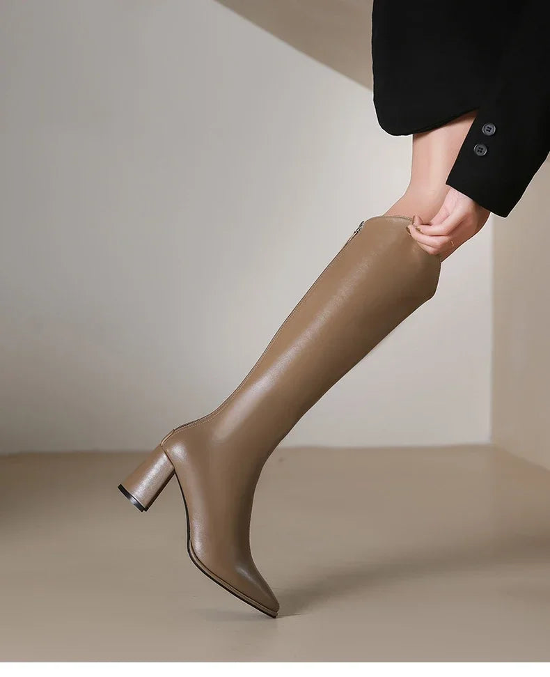 High leatherette boots - WIN