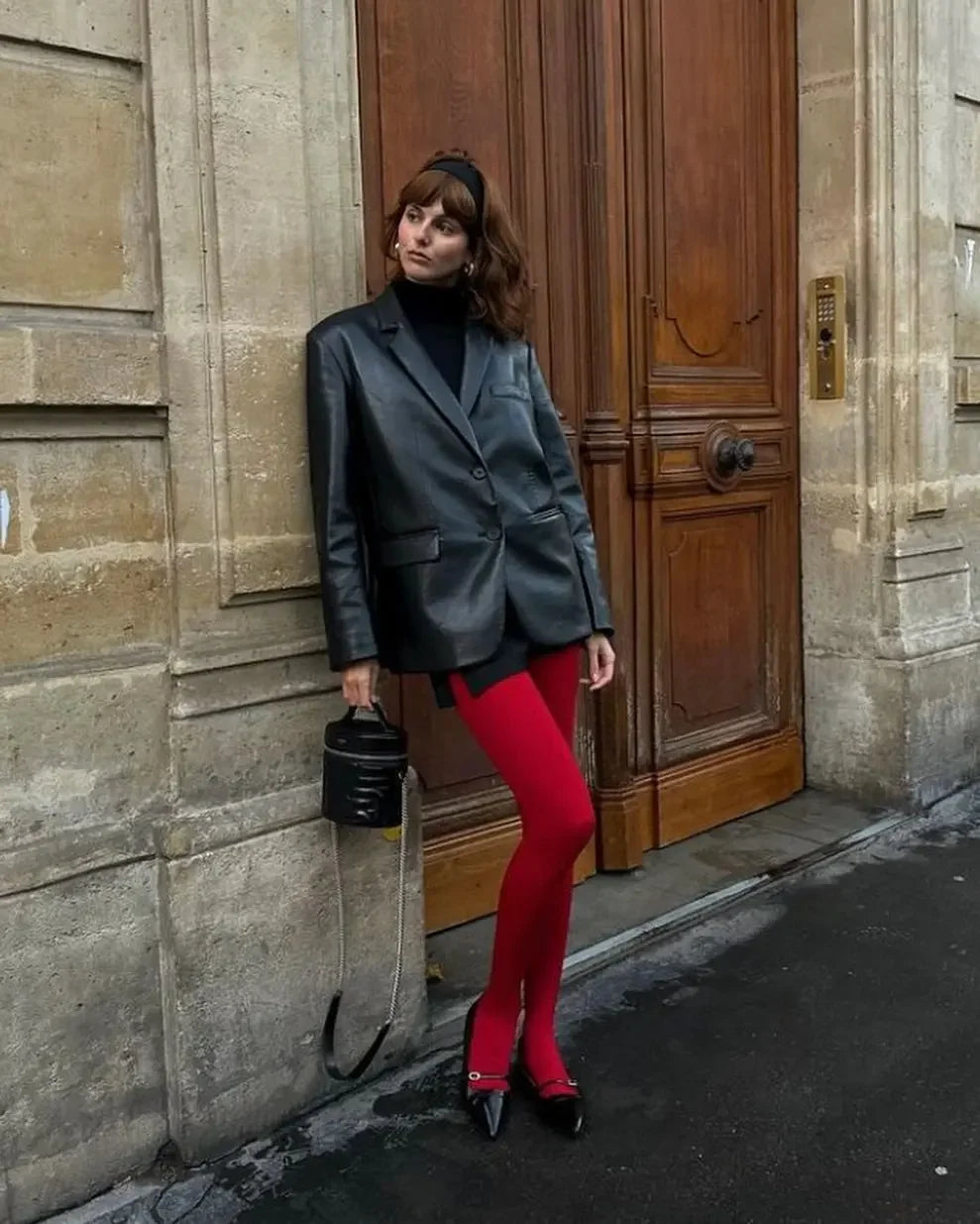 Opaque / sheer tights in a variety of colors