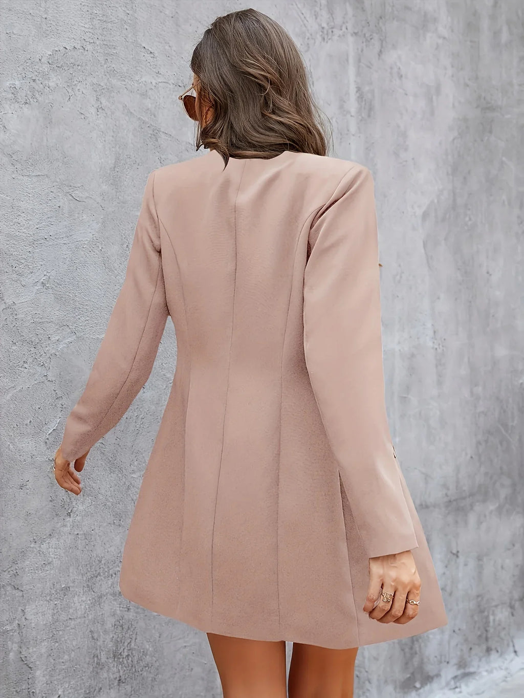 שמלת / מעיל בלייזר בעיטור כפתורים - פרנססקה