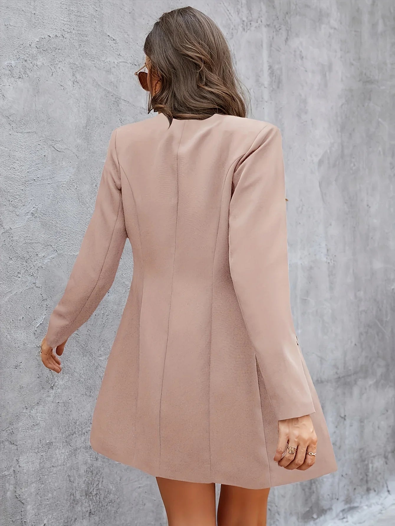 שמלת / מעיל בלייזר בעיטור כפתורים - פרנססקה