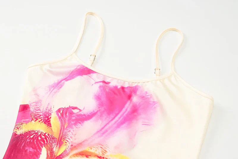 Two-piece summer set with floral design - Felicia