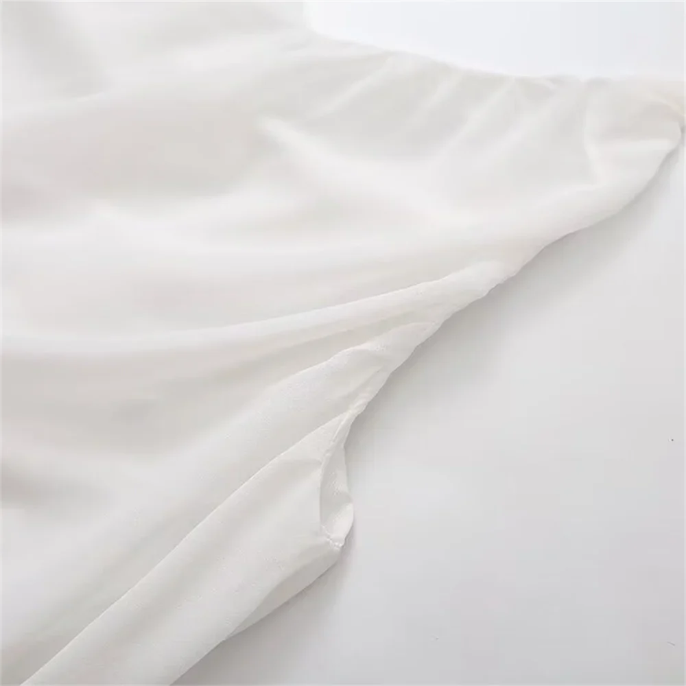 שמלת מיני שיפון מלמלה גב פתוח - פנלופה