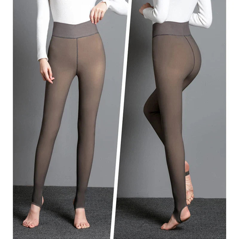 Thermal tights/leggings with or without fur in a variety of colors