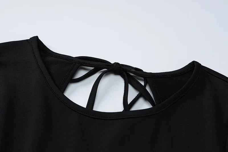 שמלת מקסי קשירות בגב - ריין