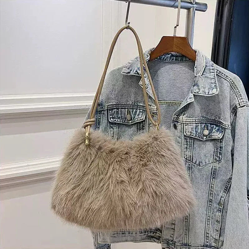 Fur design bag