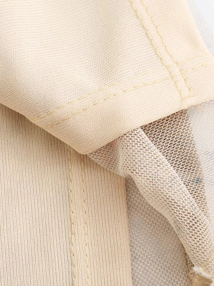 שמלת מקסי שיפון כיווצים כתפיות ספגטי בצבעי אומברה - אוליביה