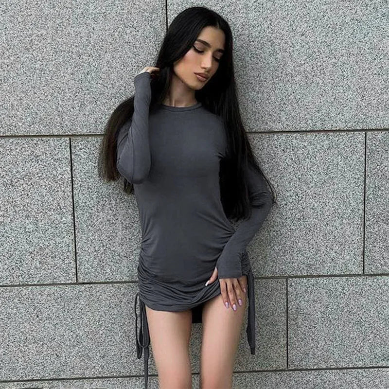 שמלת מיני כיווצים - דונה